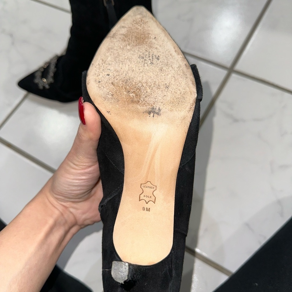 Tory Burch Embellished buckle ankle boots - Picture 3 of 9